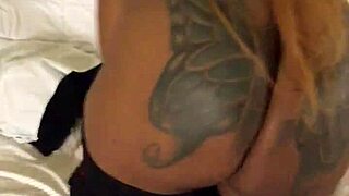 Black wife gets wet and wild at the club