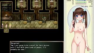 Emma repays debt with bondage blowjob and gangbang in hentai.