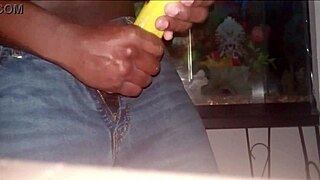 wanna see banana play with sticky creampie?