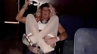 i dress as bunny in stockings and heels for outdoor masturbation