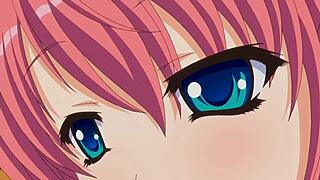 Ambitious witch girl in European-style anime