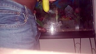 wanna see banana play with sticky creampie?