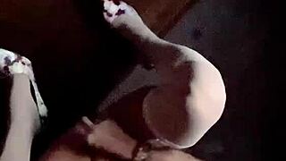 i dress as bunny in stockings and heels for outdoor masturbation