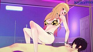 Marin Kitagawa and Sajuna Inui's passionate encounter in Juju