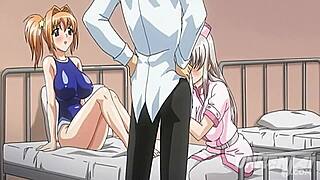 Horny Asian schoolgirls get creampied in uncensored cartoon