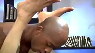 Interracial Stripper Orgy with Wild Gay Group Action