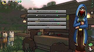 Getting sucked near oblivious girlfriend in hornycraft hentai parody?