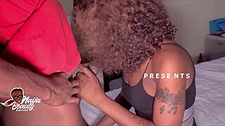 Naija Beauty Empire - Girlfriend Joins For Hardcore 3some Fun