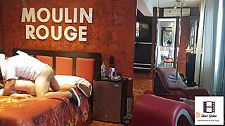 Peruvian Couple In Hotel Room With Peru Shirt Playing Their Game