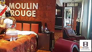 Peruvian Couple In Hotel Room With Peru Shirt Playing Their Game