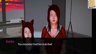 kinky teen and milf in 3d cartoon family fun 😈