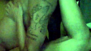 I bend her over and fuck her doggy style hard.