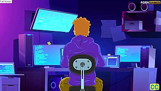 big ass shaved pussy gets anal creampie