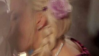 German blonde's secret fantasy of giving a blowjob
