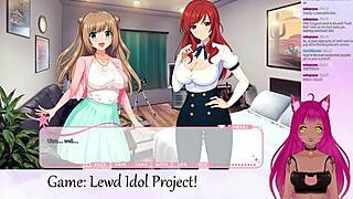 vtuber plays lewd idol project vol 1 part 2 😏