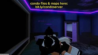 fucked in bed condo with deepthroat blowjob