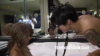 Petite pornstar Summerknight's big Latina surprise in intense group sex