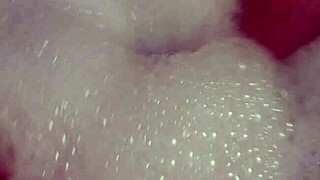 Teasing in the bathtub pool!