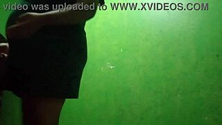 My stepmother sends me a video of herself in a dress without panties.