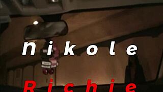 Wow, Nikole Richie rides boyfriend's massive cock with huge boobs!