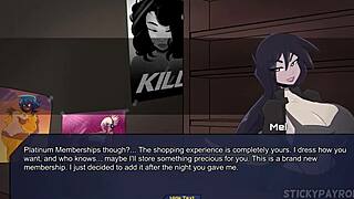 Big Tits Goth Babe Gets Pussy Wrecked in Hentai Sex Game Part 5