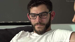 caught in the act with august ames sucking that monster cock