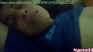 Amateurs engage in intense homemade sex.