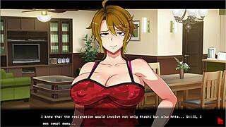 Cheating wife gets pregnant by motorcycle man in anime game