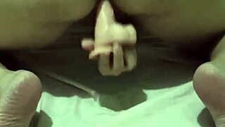 A young woman enjoys a solo routine in her room.