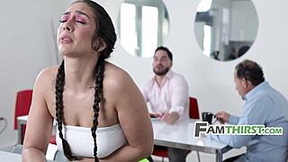 i’m hooked on april fools dicking with latina stepsis lilly hall and peter green