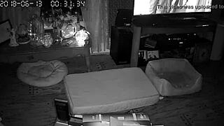 Wife gives intense blowjobs to husband.