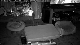 Wife gives intense blowjobs to husband.