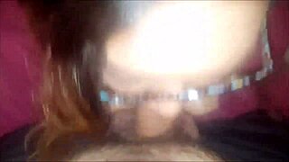 I Love Watching This Cute BBW Suck My Cock In POV