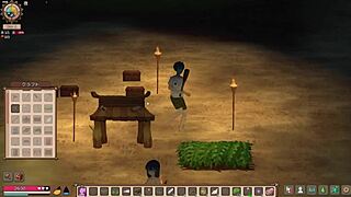 Crazy hentai game anime where you build cages to boost girls' affection and aim for wall butt survival.