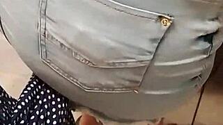 Clear jeans skirt lovers delight