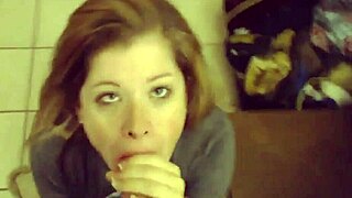 Beautiful young girl from 21cams.com receives a facial