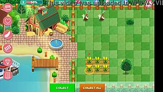 booty farm hentai game part 01 with big tits brunette