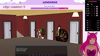 i'm playing harem hotel part 7 with cute anime maid, assfucking in hotel room oops