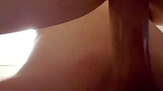 Amazing Pussy Fucking with Creampie and Moaning Girlfriend