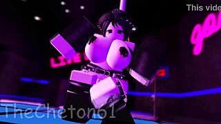 Slut dances in strip club and gets fucked by huge cock