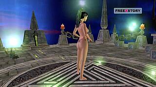 Hey, check out this hentai where Indian bhabhi strikes sexy poses then masturbates with a candle