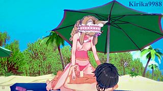 Maho karin yuuki in intense hentai sex