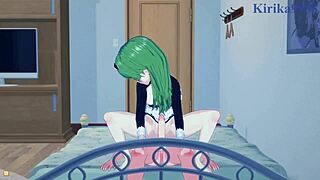 Maho karin yuuki in intense hentai sex