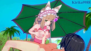 Maho karin yuuki in intense hentai sex