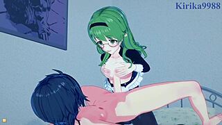 Maho karin yuuki in intense hentai sex