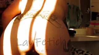 in sunny days, this blonde and redhead tease with their shaved pussies