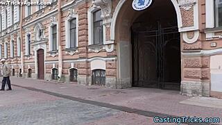 Wow, see this babe get banged hard on a leaked sextape with wild group action! Watch her take it doggystyle!