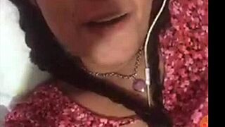 Girlfriend masturbates intensely for me