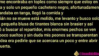 wow, uber eats driver bangs me hard in wild video relato!