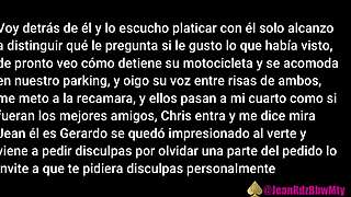 wow, uber eats driver bangs me hard in wild video relato!